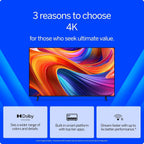 VIZIO 50′′ 4K Resolution HDR Smart TV