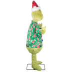 Life Size Animated Dr. Seuss Grinch in Ugly Christmas Sweater Décor, 5.8 ft