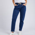 Dark Blue Skinny Elastic Jeans