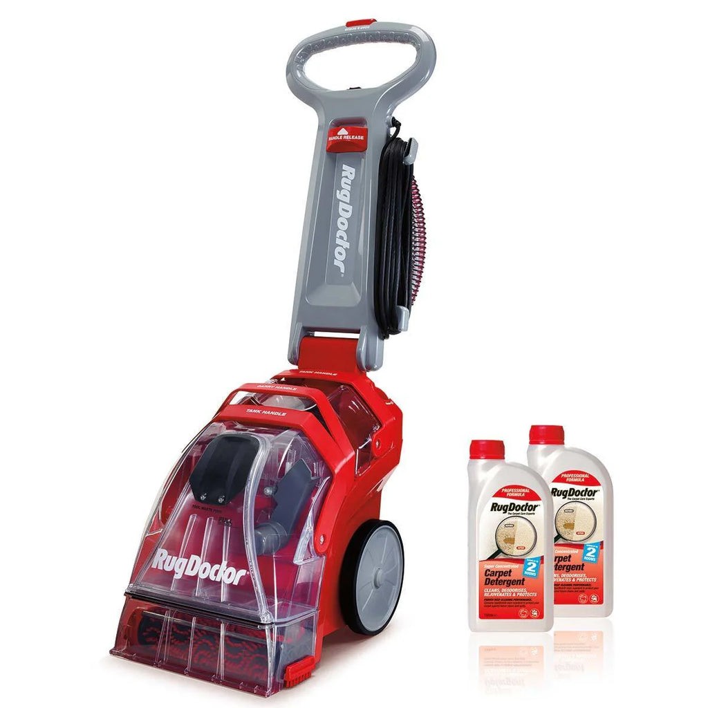 Rug Doctor Deep Carpet Cleaner with 2 x 1L Carpet Detergent  sgtnighsdesigns