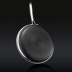 HexClad 6 Piece Hybrid Stainless Steel Cookware Pan Set