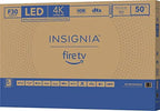INSIGNIA 50-inch Class F30 Series LED 4K UHD Smart Fire TV with Alexa Voice Remote  sgtnighsdesigns